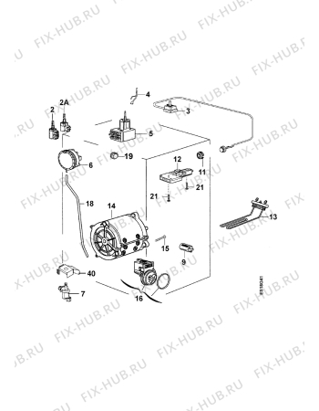 Взрыв-схема стиральной машины Zanussi TL406 - Схема узла Electrical equipment 268